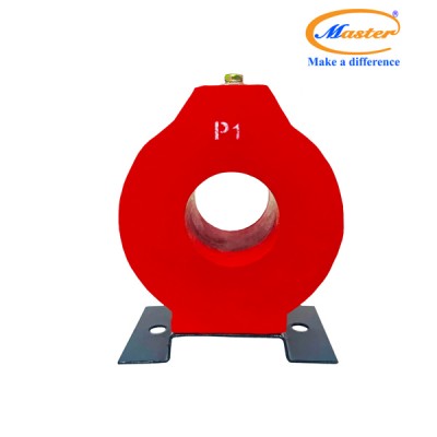 Biến Dòng Đo Lường MCT 200/5A CL1.0 10VA Master - Đúc Epoxy Tròn Đỏ