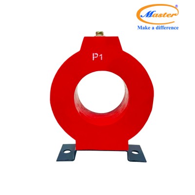 Biến Dòng Đo Lường MCT 630/5A CL1.0 10VA Master - Đúc Epoxy Tròn Đỏ