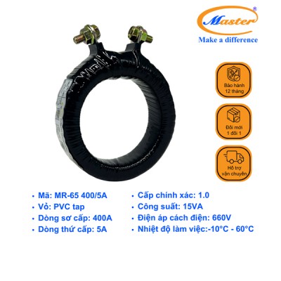 Biến Dòng Băng Quấn MR-65 400/5A CL1.0 15VA