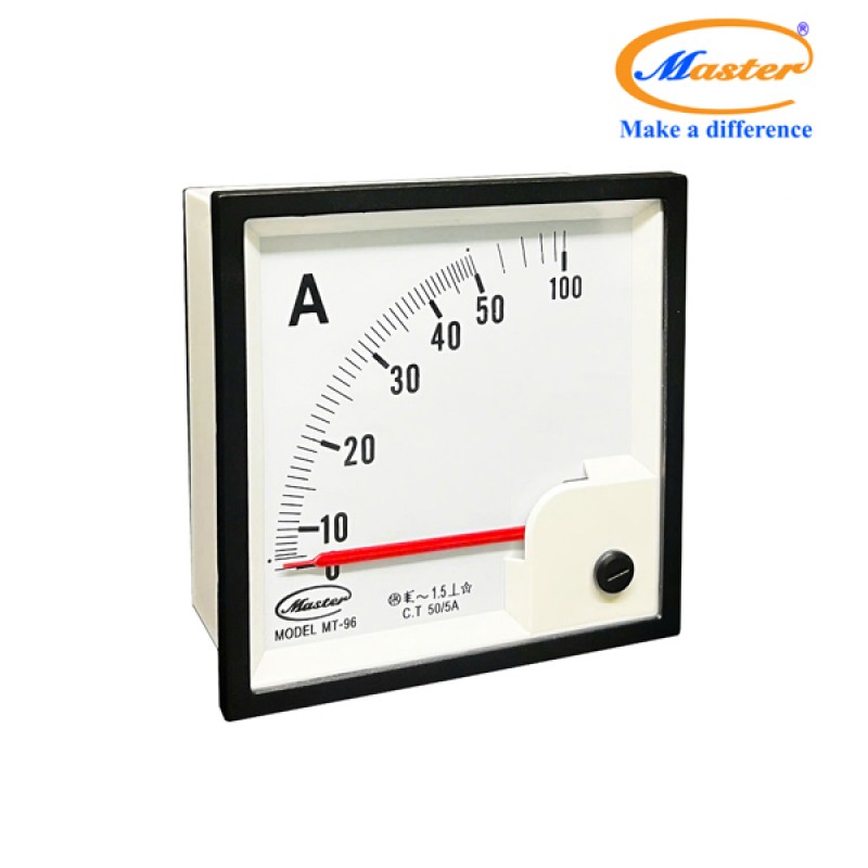 Đồng Hồ Đo Ampe MT-96 50/5A CL1.5 Master
