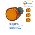 Đèn Báo Pha Vàng Master - Đầu Phẳng