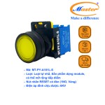 Nút Nhấn Có Đèn Vàng Master - Loại Tự Nhả