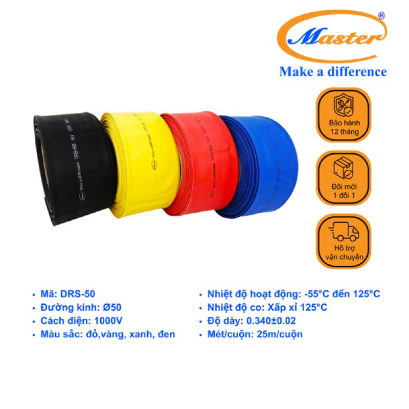 Ống Co Nhiệt DRS-50 Master