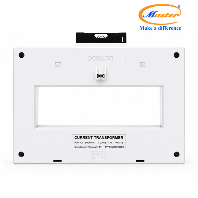 Biến Dòng Đo Lường MBH-200EX 5000/5A CL1.0 15VA Master - Loại Epoxy Vỏ Nhựa