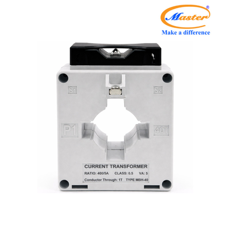Biến Dòng Đo Lường Hộp Nhựa MBH-40 400/5A CL0.5 5VA Master