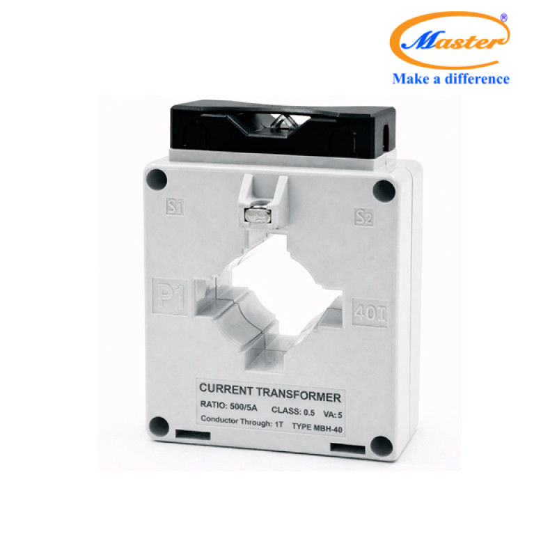 Biến Dòng Đo Lường Hộp Nhựa MBH-40 500/5A CL0.5 5VA Master