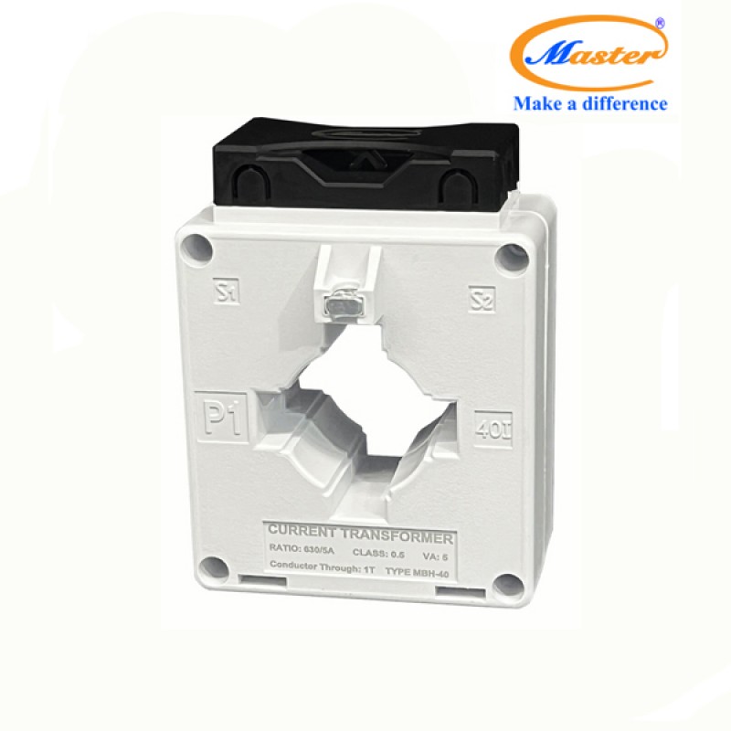Biến Dòng Đo Lường Hộp Nhựa MBH-40 630/5A Master
