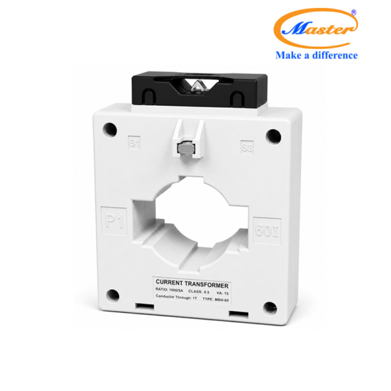 Biến Dòng Đo Lường Hộp Nhựa MBH-60 1000/5A CL0.5 15VA Master