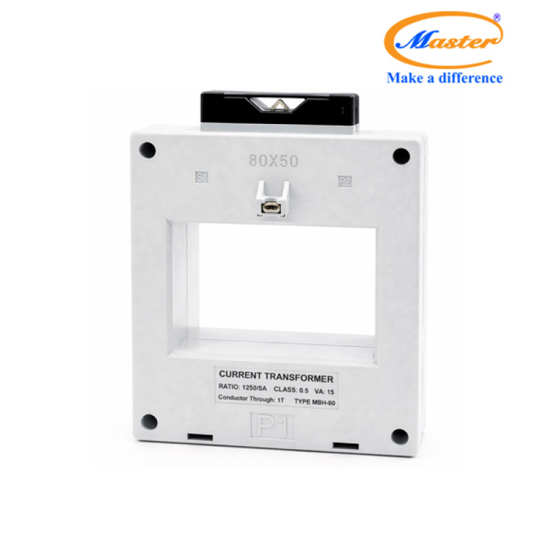 Biến Dòng Đo Lường Hộp Nhựa MBH-80 1250/5A Master
