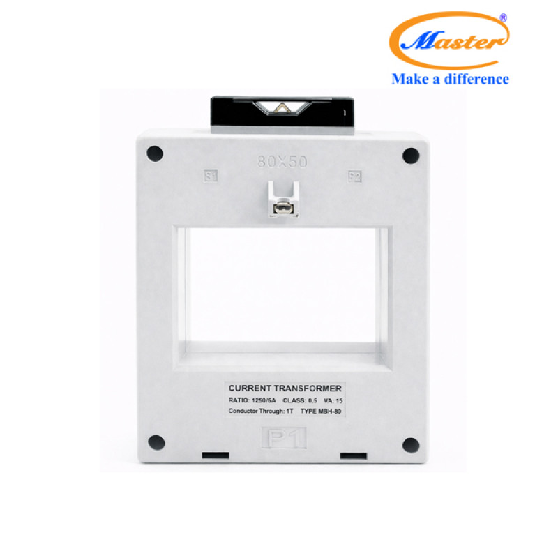 Biến Dòng Đo Lường Hộp Nhựa MBH-80 1250/5A Master