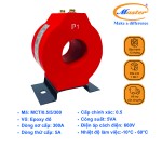 Biến Dòng Đo Lường MCT 300/5A CL0.5 5VA Master - Đúc Epoxy Tròn Đỏ