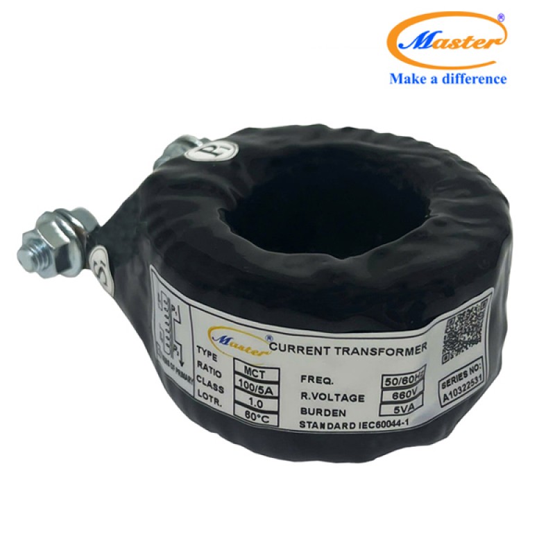 Biến Dòng Đo Lường MCT 100/5A CL1.0 5VA Master