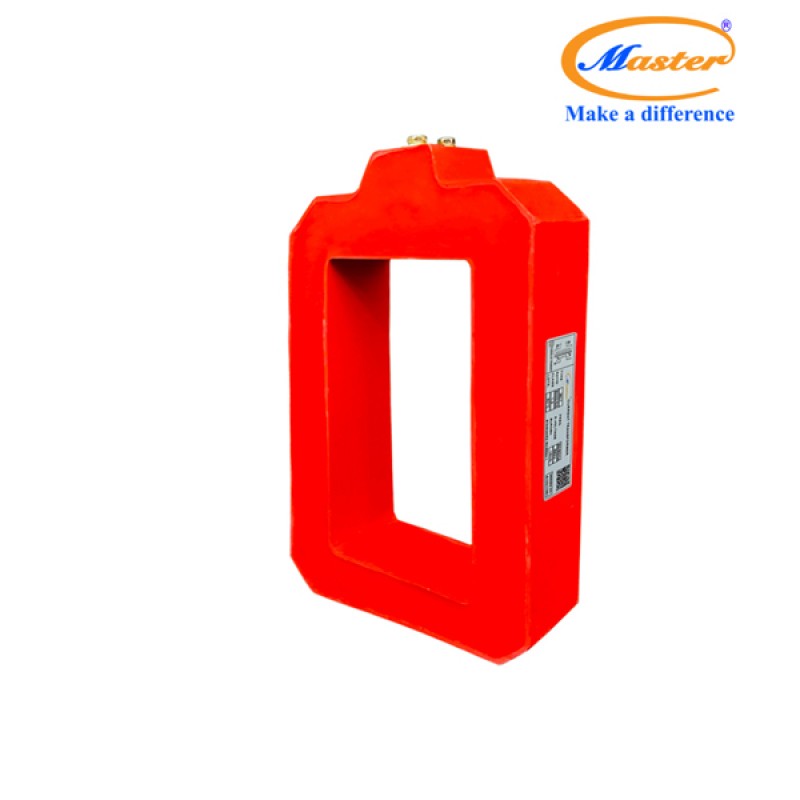 Biến Dòng Đo Lường MCT 6000/5A CL1.0 15VA Master - Đúc Epoxy Vuông Đỏ