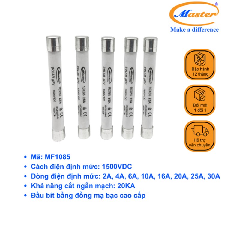 Cầu Chì Ống DC MF1085 Master