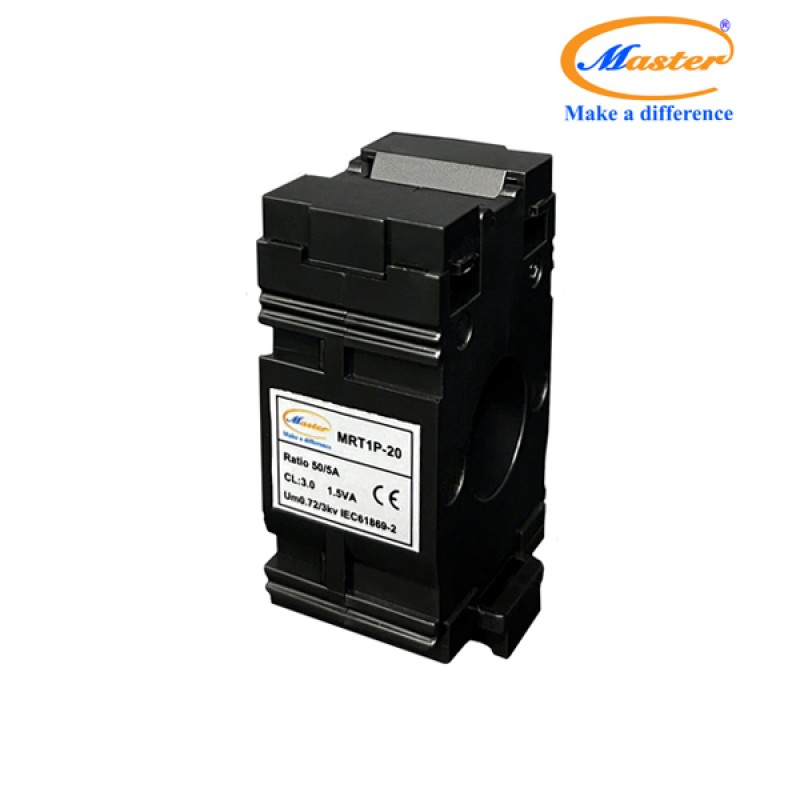 Biến Dòng Đo Lường 1 Pha MRT1P-20 50/5A CL3.0 1.5VA
