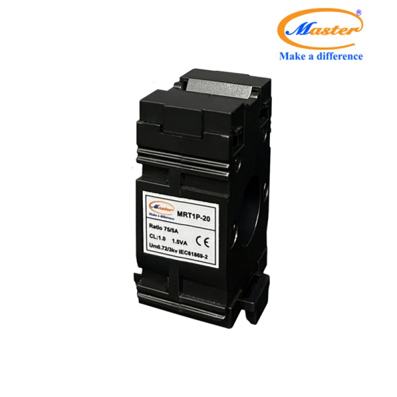 Biến Dòng Đo Lường 1 Pha MRT1P-20 75/5A CL1.0 1.5VA