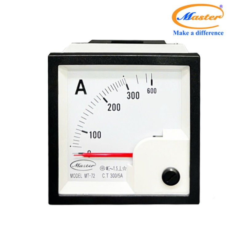 Đồng Hồ Đo Ampe MT-72 300/5A CL1.5 Master