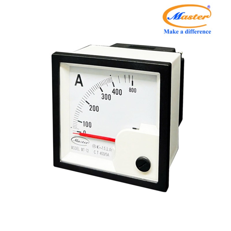 Đồng Hồ Đo Ampe MT-72 400/5A CL1.5 Master