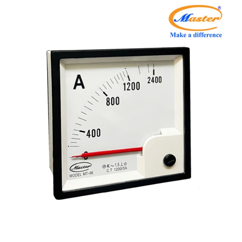 Đồng Hồ Đo Ampe MT-96 1200/5A CL1.5 Master