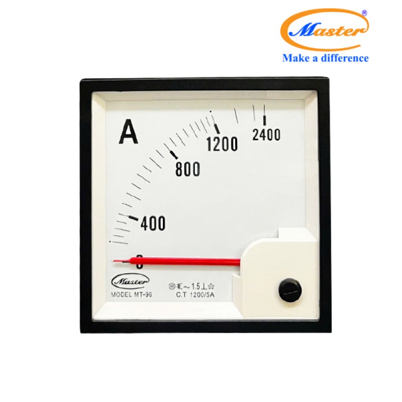 Đồng Hồ Đo Ampe MT-96 1200/5A CL1.5 Master