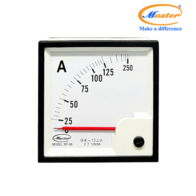 Đồng Hồ Đo Ampe MT-96 125/5A CL1.5 Master