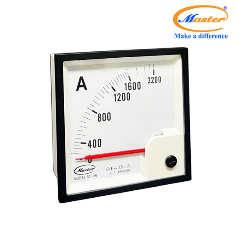 Đồng Hồ Đo Ampe MT-96 1600/5A CL1.5 Master