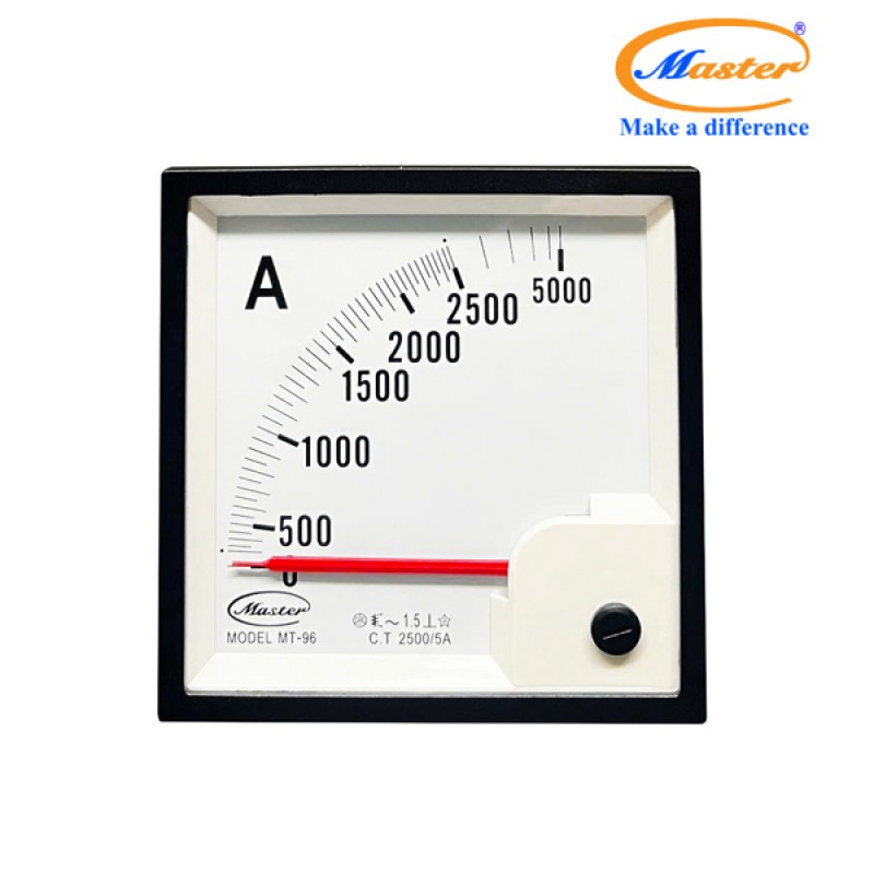 Đồng Hồ Đo Ampe MT-96 2500/5A CL1.5 Master