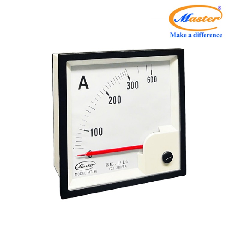 Đồng Hồ Đo Ampe MT-96 300/5A CL1.5 Master