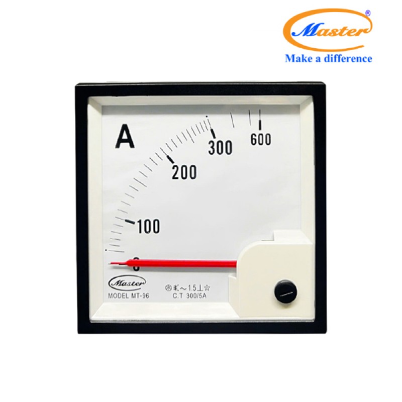 Đồng Hồ Đo Ampe MT-96 300/5A CL1.5 Master
