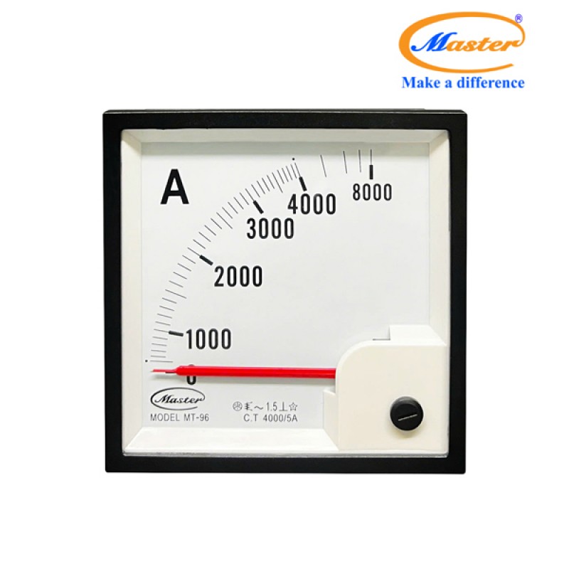 Đồng Hồ Đo Ampe MT-96 4000/5A CL1.5 Master