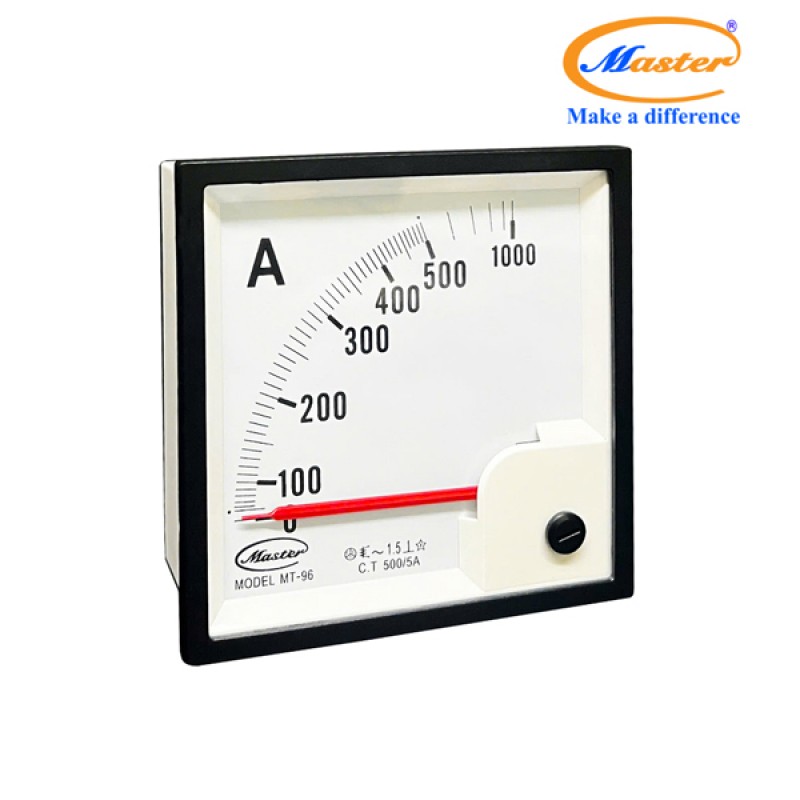 Đồng Hồ Đo Ampe MT-96 500/5A CL1.5 Master