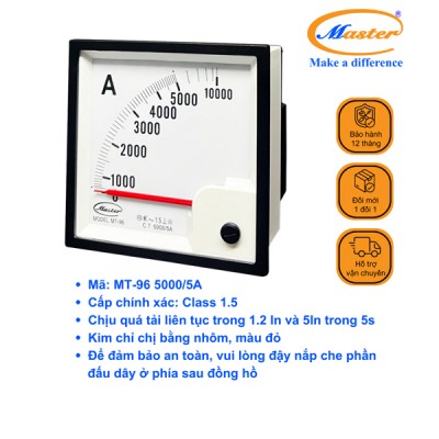 Đồng Hồ Đo Ampe 5000A CL 1.5 Master