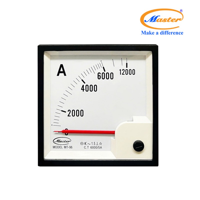 Đồng Hồ Đo Ampe MT-96 6000/5A CL1.5 Master