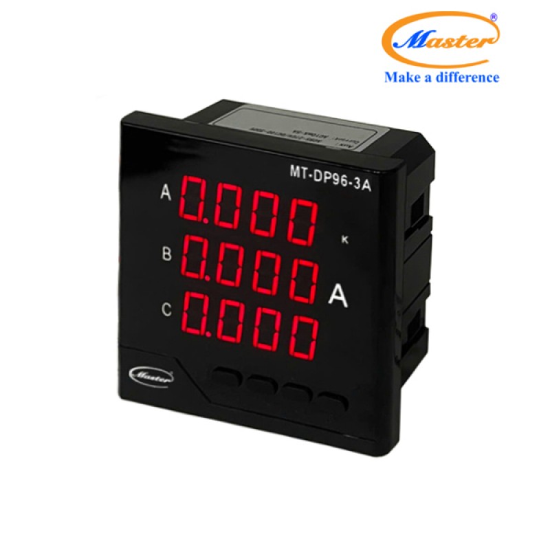 Đồng Hồ Đo Dòng Điện 3 Pha MT-DP96-3A Master