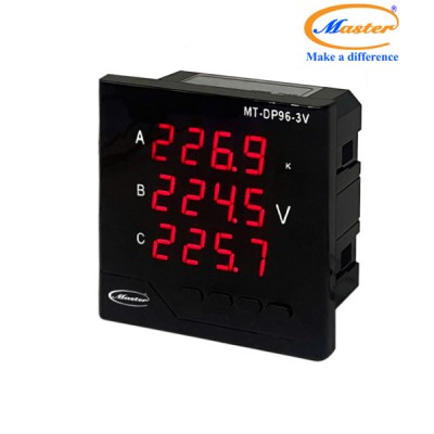 Đồng Hồ Đo Điện Áp 3 Pha MT-DP96-3V Master