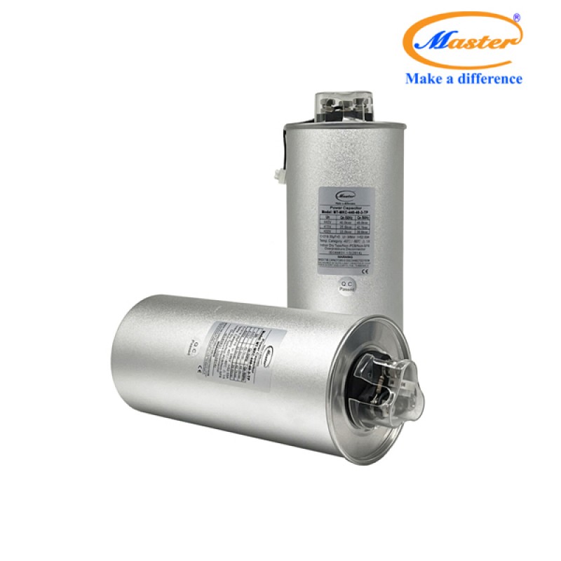 Tụ Bù Chống Cháy Nổ Master Tròn Loại Khô 3P 40KVAR 440VAC