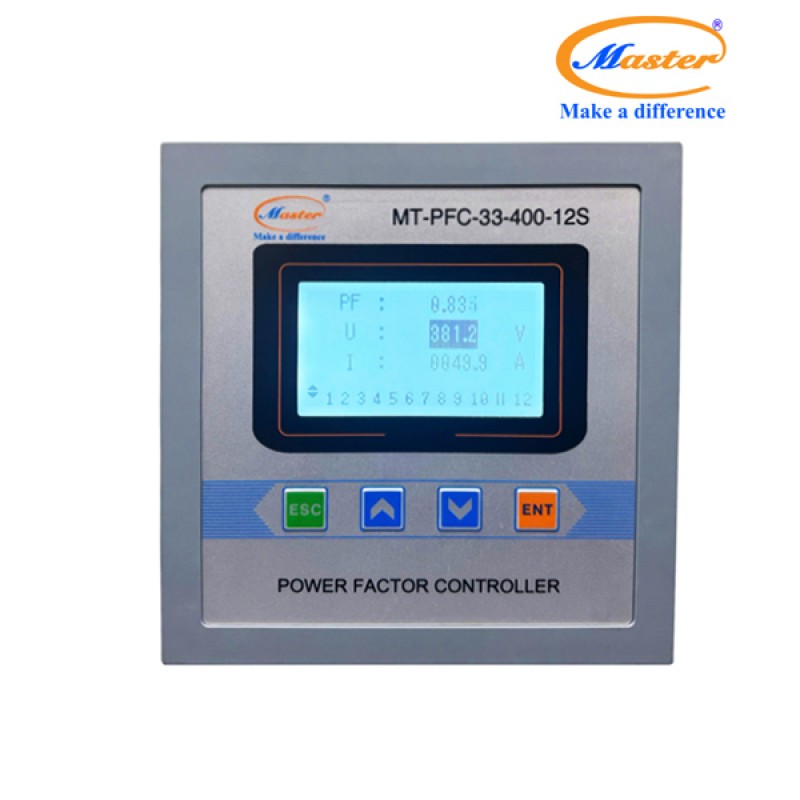Bộ Điều Khiển Tụ Bù MT-PFC-33-400-12S Master