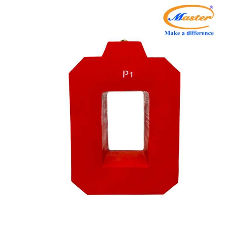 Biến Dòng Bảo Vệ PCT 1250/5A 5P10 15VA Master - Đúc Epoxy Vuông Đỏ