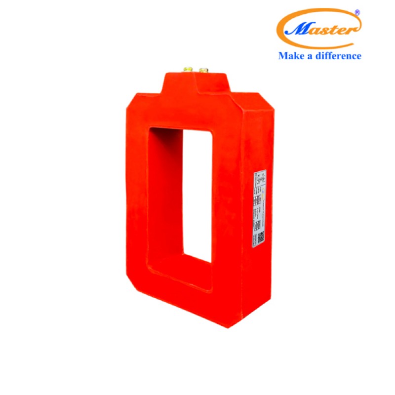 Biến Dòng Bảo Vệ PCT 6300/5A 5P10 15VA Master - Đúc Epoxy Vuông Đỏ