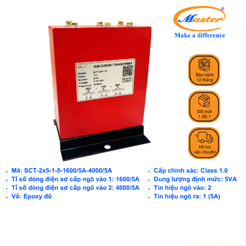 Biến Dòng Sum SCT-2x5-1-5 Master